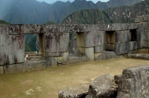 Window Temple Machu Picchu