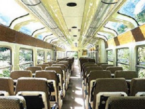 Vistadome Train, Inside