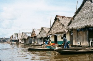 Belen - Floating town in Iquitos, Peru