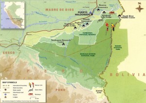 Map - Tambopata National Park
