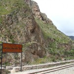 Start of Inca Trail to Machu Picchu