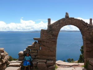 Taquile Island on Lake Titicaca in Peru