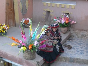 Typical dress of Cinchero in Sacred Valley