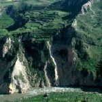 The terrace of the Colca Canyon