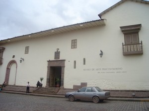 Front of Map Museum in Cusco