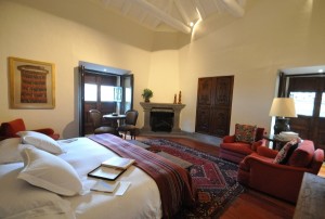 Balcoy suite at Inkaterra La Casona in Cusco Peru