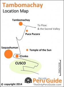 Location Map for Puca Pucara