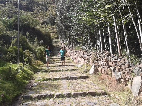 Walking Back Down from Pisac Ruins