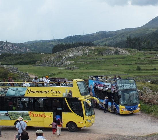 Sightseeing buses, Cusco