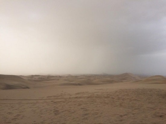 Sandstorm in the Paracas Region